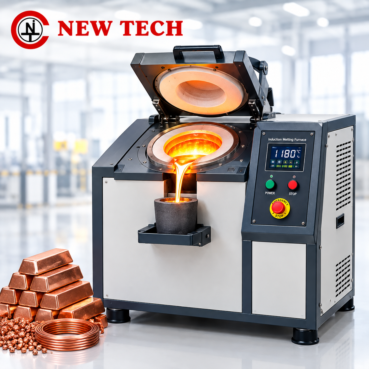 Induction Copper Melting Furnace
